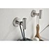 Tramull 6-Piece Stainless Steel Towel Rack Set, Wall Mount Bathroom Organizer for Home, Laundry & Outdoor Shower - 2 of 4