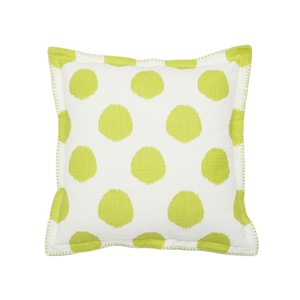 carol & frank 20" x 20" Citron Dot Printed Accent Throw Pillow - 1 of 4
