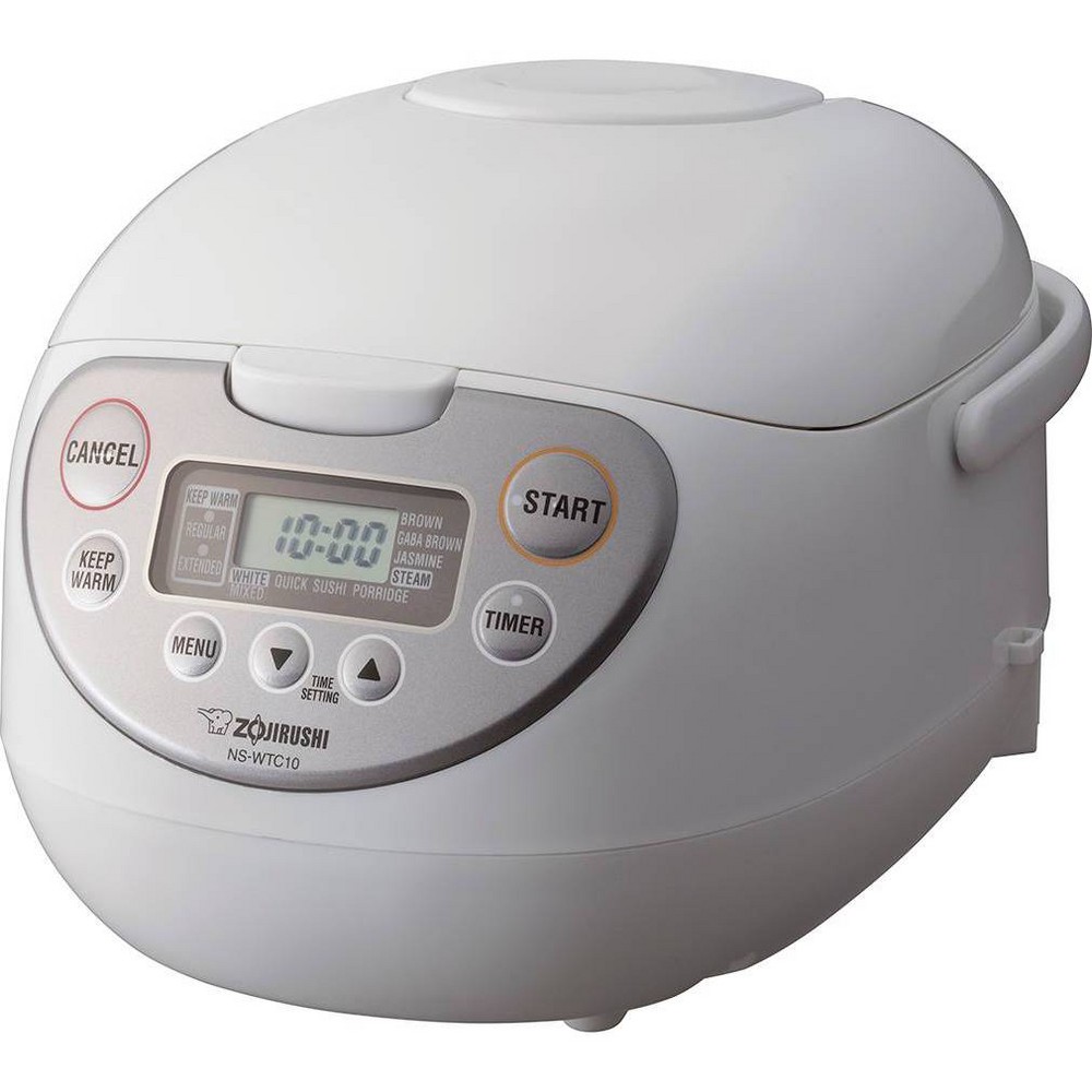 Zojirushi 5.5 Cup Micom Rice Cooker and Warmer White NS-WTC10