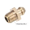 Unique Bargains Brass Straight Hydraulic Grease Fitting Accessories 20 Pcs - 3 of 4