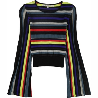 Rachel Roy Womens Cropped Knit Sweater