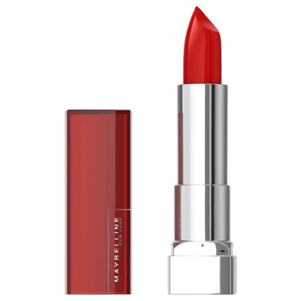 Photos - Other Cosmetics Maybelline MaybellineColor Sensational Cremes Lipstick Hot Chase - 0.15oz: Vibrant Pl 