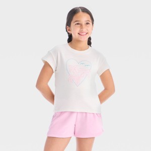 Girls' Short Sleeve Terry Top - Cat & Jack™ - 1 of 4