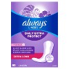 Always Daily Extra Protect with Odor Neutralization Panty Liner - Extra Long - 60ct - 2 of 4