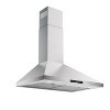 Simzlife 30 inch Wall Mount Range Hood, Vent Hood with 3 Speed Exhaust Fan and 2 2W LED Light, Soft Touch Panel - 2 of 4