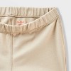 Girls' Adaptive Uniform Ponte Pants - Cat & Jack™ Khaki - 3 of 3