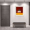 36" x 41" Dog and Bird by Cristina Rodriguez Wood Framed Wall Art Print - Amanti Art: Giclee, Modern Decor, Animal Theme - 4 of 4