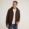Lands' End Men's Serious Sweats Full Zip High Pile Fleece Hoodie - 4 of 4