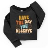The Juniper Shop SmileyWorld Have The Day You Deserve Groovy Youth Long Sleeve Tee - 2 of 4