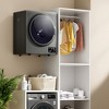 Costway Electric Tumble Compact Laundry Dryer Stainless Steel Wall Mounted 1.5 cu .ft. - image 4 of 4