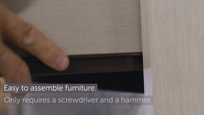 Black Queen Upholstered Storage Bed with Drawers