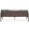 L-Shaped Sectional Sofas with Ottoman, Modern Upholstered Couch for Small Spaces, Living Room, Bedroom, or Office - 4 of 4