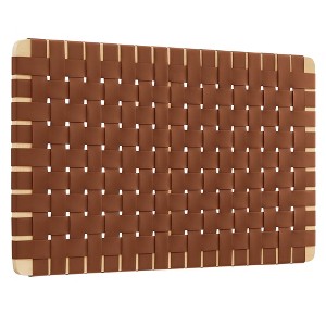 Modway Sparta Weave Wall-Mount Twin Vegan Leather Headboard - 1 of 4