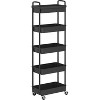 Belffin Rolling Utility Cart with Drawer,Utility Cart Made of Multifunctional Storage Organizer Tool - 3 of 4