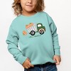The Juniper Shop SmileyWorld Dump Truck Pumpkins Toddler Sweatshirt - 3 of 4