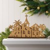 9.3" Christmas Lit Houses and Mountains Scene Decor - Wondershop™ - 2 of 4