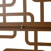 Vynxaria 76" Metal Privacy Screen - Freestanding Decorative Divider for Indoor & Outdoor Use - 4 of 4