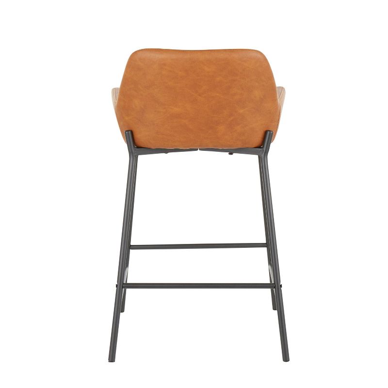 Set of 2 Daniella Industrial Counter Height Barstools - LumiSource, 6 of 13