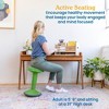 ECR4Kids Sitwell Wobble Stool with Cushion, Adjustable Height, 1 - 3 of 4