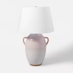 Large Ceramic Jar Table Lamp Gray - Threshold™ designed with Studio McGee