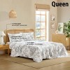 HLC.ME Floral Bed Sheets - Bed Sheet Set - Wrinkle Resistant & Ultra Soft - Fits Mattresses up to 15 Inches Deep - 3 of 4
