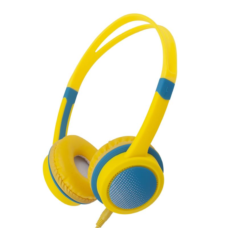 Insten Kids Headphones - 3.5mm Wired Cute Foldable On-Ear Earphones and Headset for Teens, Girls, Boys, Children & School, Yellow, 1 of 10