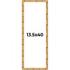 PosterPalooza | 13.5x40 Bamboo Picture Frame, UV Acrylic, 4 Finishes - Brown, Black, Gold, and Natural - 2 of 4