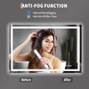 45"L x 30"W LED Bathroom Mirror with Lights ¨C Dimmable Anti-Fog Smart Vanity Mirror(Horizontal/Vertical,1-Pack, Backlit + Front Lit, Shatter-Proof) - 3 of 4