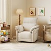 Power Recliner, 270 °Swivel Rocking Gliding Nursery Recliner Chair with Double Handrail & Side Pockets, Comfy Rocker Chenille Recliner - 4 of 4