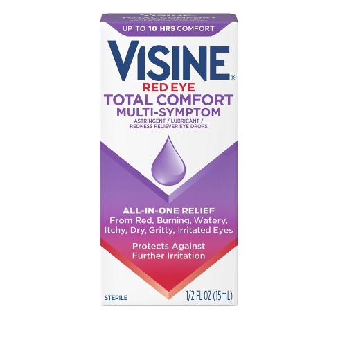 Visine Totality Multi-Symptom Relief Red Eye Drops - 0.5 fl oz - image 1 of 4