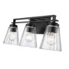Lyna 3-Light Vanity Light - Contemporary Steel Design for Bathrooms, Dimmable & Damp Rated - 2 of 4
