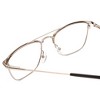 Ernest Hemingway H4850 Designer Acetate Eye Glasses Frame in Gloss Black Silver/Demo Lens 143mm Frame/58mm Lens Width - 4 of 4