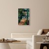 Art Remedy Entrance with Fountain Impresionism Landscape Wall Art Framed - 2 of 4