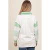 Women's French Terry Knit Color Block Pullover - Lovely Melody - 2 of 4