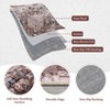 Washable Area Rug, Ombre Vintage Distressed Low Pile Non-Slip Carpet, Ultra-Thin Accent Rug for Bedroom, Living Room, Dining Room - 3 of 4