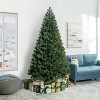 Home Imports Emporium Full Body Pre-Lit Pine Artificial Christmas Tree with White LED Lights Hinged Branches & Metal Base, Available in 6ft and 7.5ft - 2 of 4