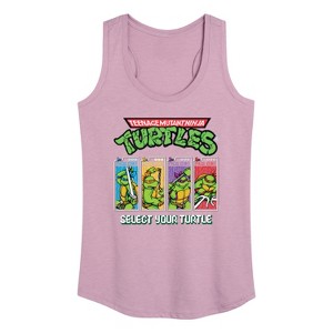 Women's - Teenage Mutant Ninja Turtles - Select Graphic Racerback Tank - 1 of 4