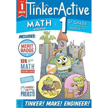 1st Grade - Math -  (Tinkeractive Workbooks) by Justin Krasner (Hardcover)