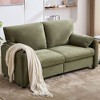 NicBex Modern 2-Seat Sofa Loveseat Couch with Deep Cushions & Pillows,Upholstered Lounge Sofa for Living Room,Bedroom,Office - 2 of 4