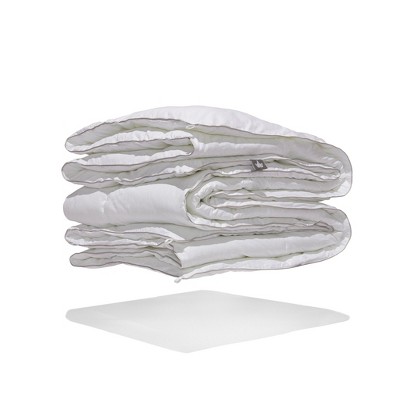 Twin White Microfiber Down Alternative Duvet Comforter