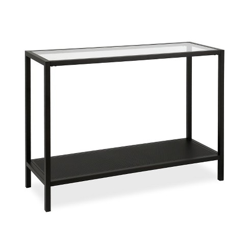 30' Metal Console Table In Black - Henn&hart : Target