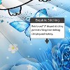 Acoinel 3 Pcs Cute Axolotl Cartoon Lightwight Ultra Soft Comforter Set with 2 Pillowcases, FULL, Blue - 4 of 4