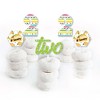 Big Dot of Happiness Taco Twosday - Dessert Cupcake Toppers - Fiesta Second Birthday Party Clear Treat Picks - Set of 24 - 2 of 4
