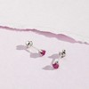 Girl's Classic Solitaire Screw Back 14k Gold Earrings - In Season Jewelry - 4 of 4