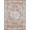 Traditional Vintage Area Rug Washable Non-Shedding Carpet with Non-Slip Backing for Bedroom, Living Room, Dining Room Office - 2 of 4