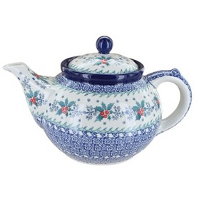 Blue Rose Polish Pottery 60 Ceramika Artystyczna Medium Teapot - 1 of 1