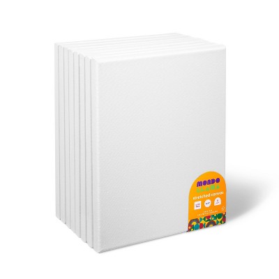 8pk 8&#34;x10&#34; Stretched Canvas White - Mondo Llama&#8482;