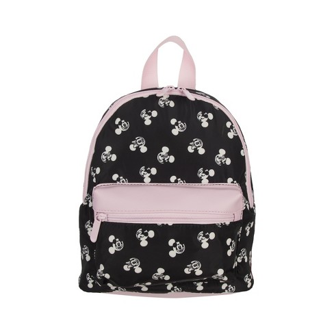 Disney Minnie Mouse Ears 10.6 Black Mini Backpack Target