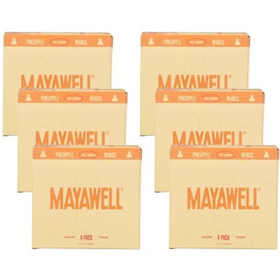 Mayawell Pineapple Mango Prebiotic Soda - Case of 6/4/12 fz