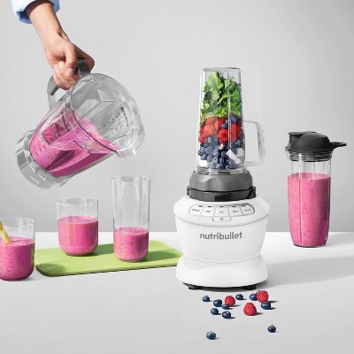 nutribullet Blender Full Size Combo 1200 Watt 640z NBF20500AW - Matte White_8